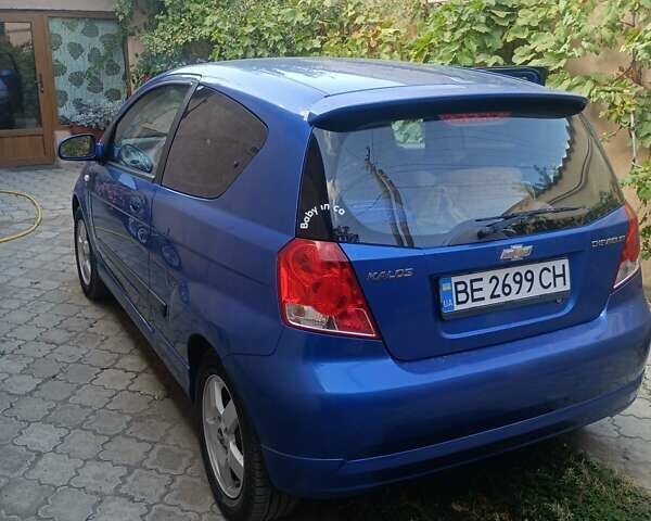 Синий Шевроле Калос, объемом двигателя 1.15 л и пробегом 155 тыс. км за 4000 $, фото 1 на Automoto.ua