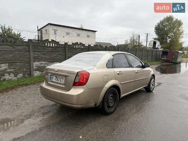 Бежевый Шевроле Лачетти, объемом двигателя 1.6 л и пробегом 279 тыс. км за 2300 $, фото 3 на Automoto.ua