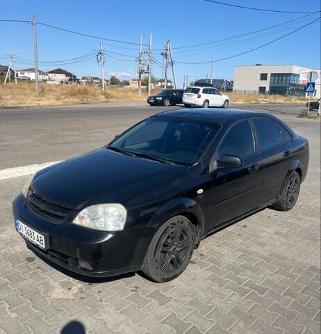 Черный Шевроле Лачетти, объемом двигателя 1.8 л и пробегом 220 тыс. км за 3200 $, фото 2 на Automoto.ua