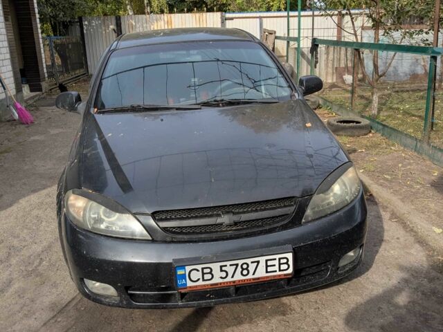 Черный Шевроле Лачетти, объемом двигателя 1.6 л и пробегом 206 тыс. км за 4000 $, фото 1 на Automoto.ua