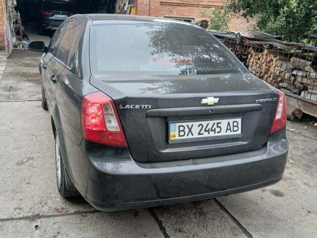 Черный Шевроле Лачетти, объемом двигателя 1.8 л и пробегом 130 тыс. км за 4900 $, фото 3 на Automoto.ua