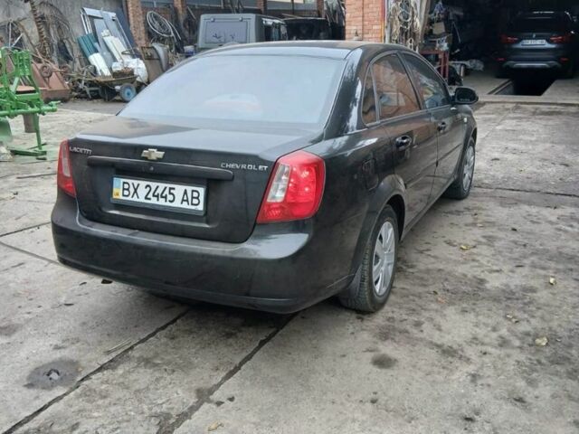 Черный Шевроле Лачетти, объемом двигателя 1.8 л и пробегом 130 тыс. км за 4900 $, фото 2 на Automoto.ua