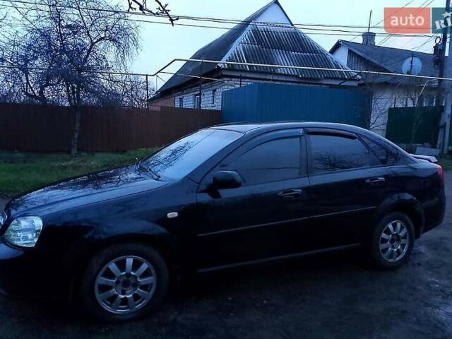 Черный Шевроле Лачетти, объемом двигателя 1.6 л и пробегом 195 тыс. км за 3350 $, фото 1 на Automoto.ua