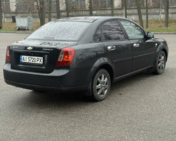 Черный Шевроле Лачетти, объемом двигателя 1.8 л и пробегом 230 тыс. км за 3200 $, фото 3 на Automoto.ua