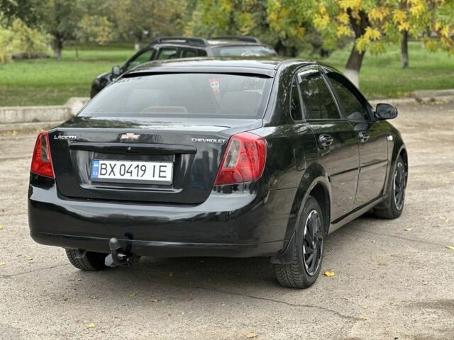 Черный Шевроле Лачетти, объемом двигателя 1.8 л и пробегом 224 тыс. км за 3800 $, фото 3 на Automoto.ua