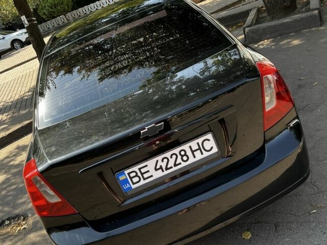 Черный Шевроле Лачетти, объемом двигателя 1.6 л и пробегом 3 тыс. км за 3800 $, фото 2 на Automoto.ua