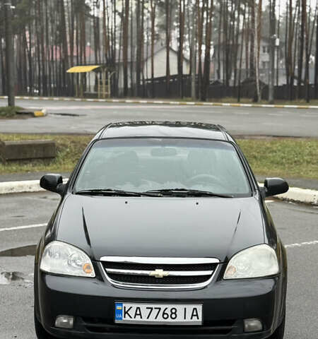 Черный Шевроле Лачетти, объемом двигателя 1.8 л и пробегом 190 тыс. км за 3650 $, фото 6 на Automoto.ua