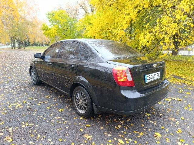 Черный Шевроле Лачетти, объемом двигателя 1.6 л и пробегом 245 тыс. км за 3650 $, фото 2 на Automoto.ua