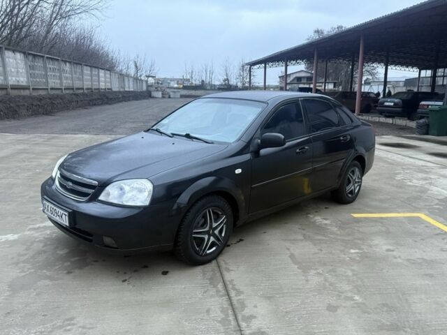 Черный Шевроле Лачетти, объемом двигателя 1.8 л и пробегом 220 тыс. км за 2950 $, фото 1 на Automoto.ua