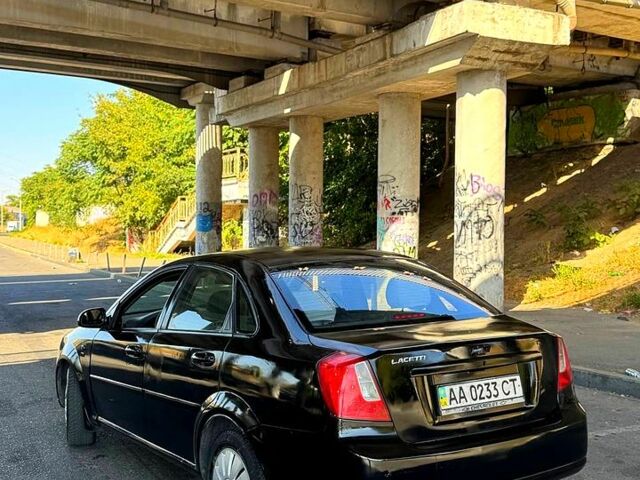 Черный Шевроле Лачетти, объемом двигателя 1.8 л и пробегом 178 тыс. км за 3350 $, фото 3 на Automoto.ua