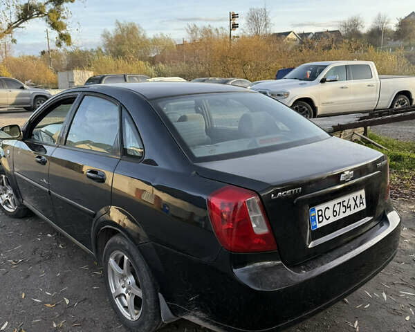 Черный Шевроле Лачетти, объемом двигателя 1.6 л и пробегом 180 тыс. км за 2200 $, фото 3 на Automoto.ua
