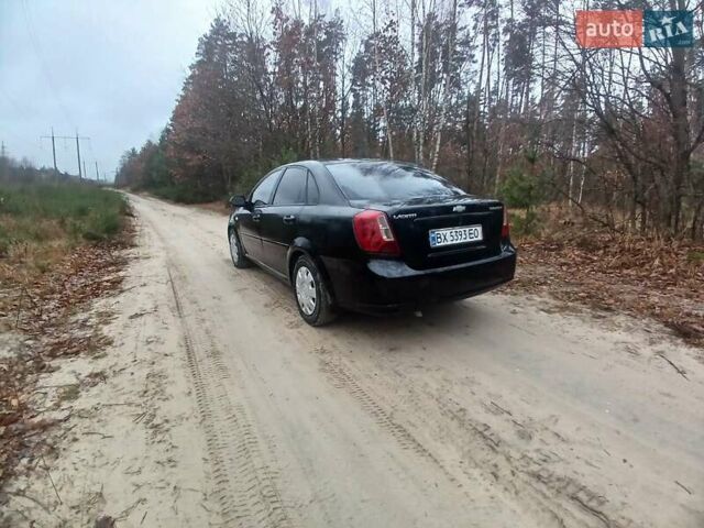 Черный Шевроле Лачетти, объемом двигателя 1.8 л и пробегом 297 тыс. км за 2450 $, фото 1 на Automoto.ua