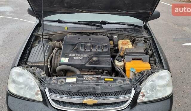 Чорний Шевроле Лачетті, об'ємом двигуна 1.6 л та пробігом 240 тис. км за 2500 $, фото 7 на Automoto.ua