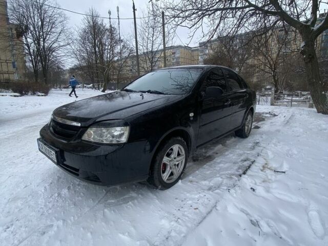 Черный Шевроле Лачетти, объемом двигателя 1.6 л и пробегом 273 тыс. км за 3600 $, фото 1 на Automoto.ua