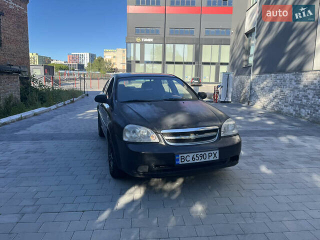 Черный Шевроле Лачетти, объемом двигателя 1.8 л и пробегом 228 тыс. км за 3000 $, фото 3 на Automoto.ua