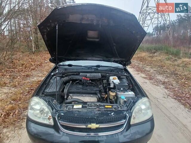 Черный Шевроле Лачетти, объемом двигателя 1.8 л и пробегом 297 тыс. км за 2450 $, фото 8 на Automoto.ua