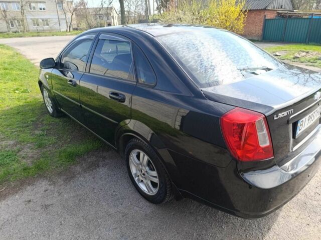 Черный Шевроле Лачетти, объемом двигателя 1.8 л и пробегом 241 тыс. км за 4500 $, фото 1 на Automoto.ua