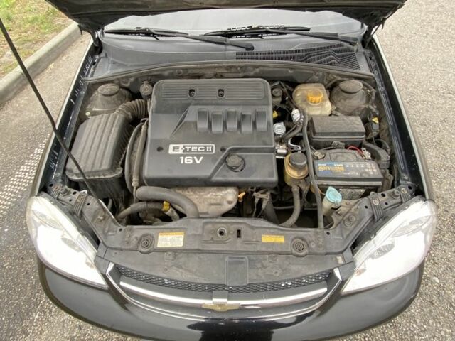 Черный Шевроле Лачетти, объемом двигателя 1.6 л и пробегом 170 тыс. км за 3800 $, фото 14 на Automoto.ua