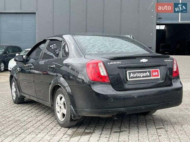Черный Шевроле Лачетти, объемом двигателя 1.6 л и пробегом 247 тыс. км за 3890 $, фото 6 на Automoto.ua