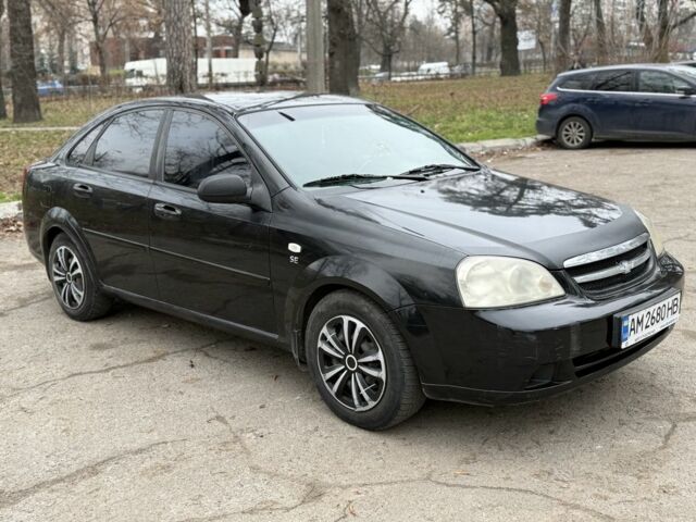 Черный Шевроле Лачетти, объемом двигателя 1.6 л и пробегом 260 тыс. км за 2750 $, фото 2 на Automoto.ua