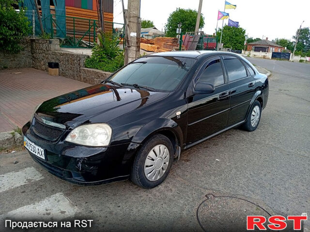 Черный Шевроле Лачетти, объемом двигателя 1.6 л и пробегом 350 тыс. км за 3000 $, фото 2 на Automoto.ua