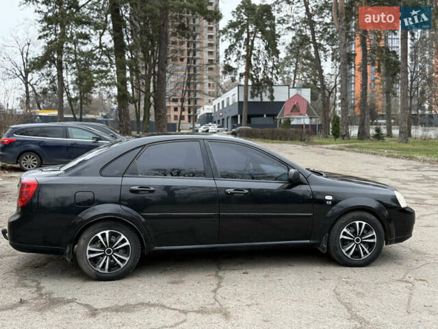 Черный Шевроле Лачетти, объемом двигателя 1.6 л и пробегом 260 тыс. км за 2900 $, фото 4 на Automoto.ua