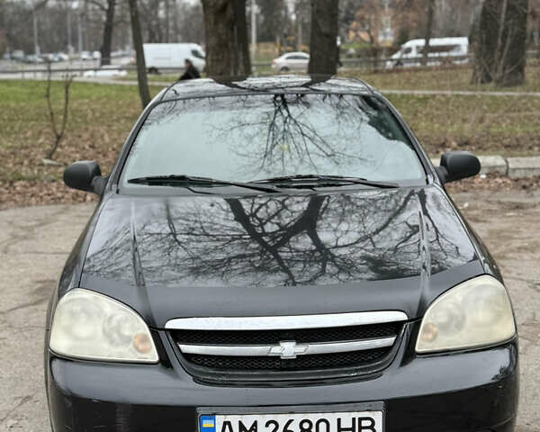 Черный Шевроле Лачетти, объемом двигателя 1.6 л и пробегом 260 тыс. км за 2900 $, фото 1 на Automoto.ua