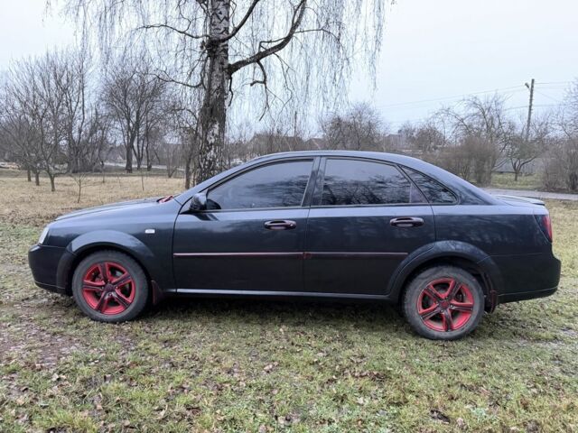 Черный Шевроле Лачетти, объемом двигателя 1.8 л и пробегом 213 тыс. км за 3750 $, фото 3 на Automoto.ua