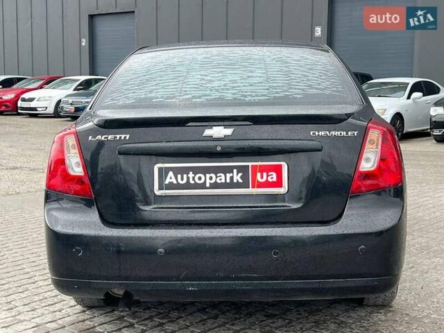 Черный Шевроле Лачетти, объемом двигателя 1.6 л и пробегом 247 тыс. км за 3890 $, фото 7 на Automoto.ua