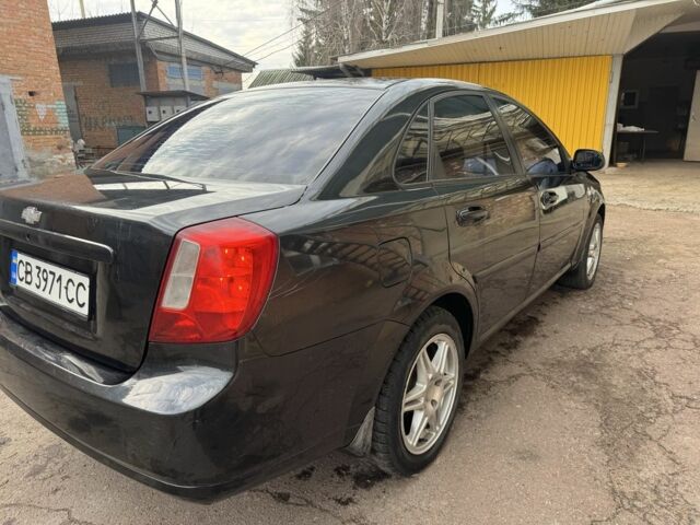 Черный Шевроле Лачетти, объемом двигателя 1.8 л и пробегом 200 тыс. км за 3200 $, фото 4 на Automoto.ua