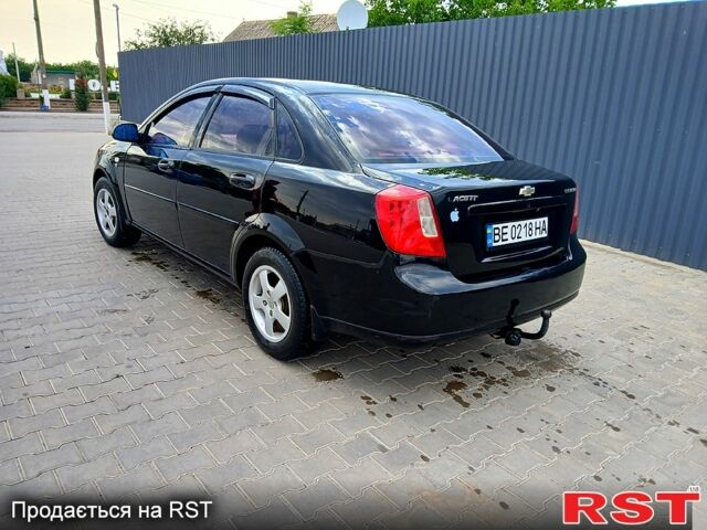 Черный Шевроле Лачетти, объемом двигателя 1.6 л и пробегом 245 тыс. км за 4000 $, фото 2 на Automoto.ua