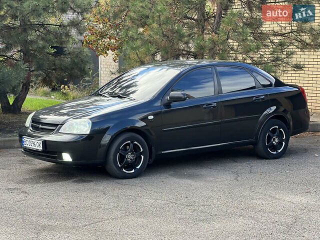 Черный Шевроле Лачетти, объемом двигателя 1.8 л и пробегом 248 тыс. км за 4250 $, фото 6 на Automoto.ua
