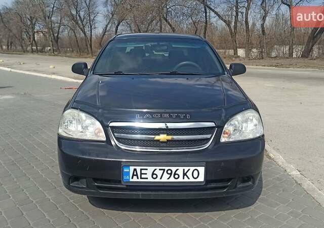 Черный Шевроле Лачетти, объемом двигателя 1.6 л и пробегом 280 тыс. км за 3850 $, фото 1 на Automoto.ua