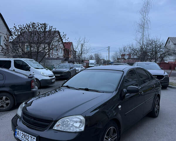 Черный Шевроле Лачетти, объемом двигателя 1.6 л и пробегом 233 тыс. км за 3750 $, фото 1 на Automoto.ua