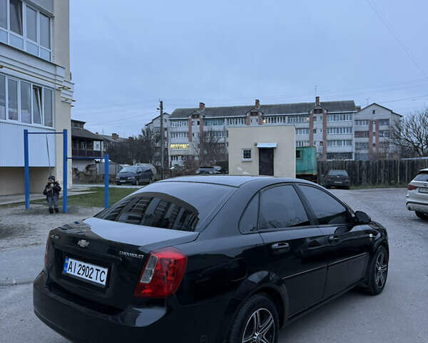 Черный Шевроле Лачетти, объемом двигателя 1.6 л и пробегом 233 тыс. км за 3750 $, фото 5 на Automoto.ua
