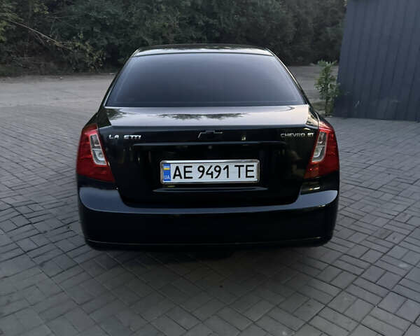 Черный Шевроле Лачетти, объемом двигателя 1.6 л и пробегом 195 тыс. км за 4850 $, фото 3 на Automoto.ua