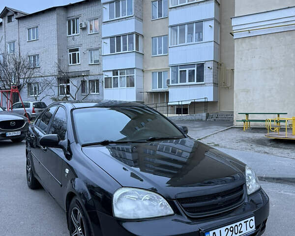 Черный Шевроле Лачетти, объемом двигателя 1.6 л и пробегом 233 тыс. км за 3750 $, фото 3 на Automoto.ua