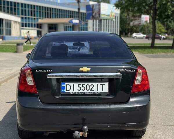 Черный Шевроле Лачетти, объемом двигателя 1.8 л и пробегом 194 тыс. км за 3700 $, фото 3 на Automoto.ua