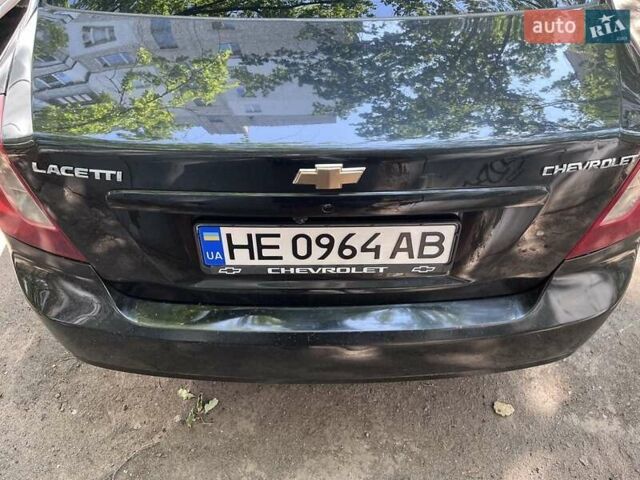 Черный Шевроле Лачетти, объемом двигателя 1.8 л и пробегом 243 тыс. км за 4900 $, фото 1 на Automoto.ua