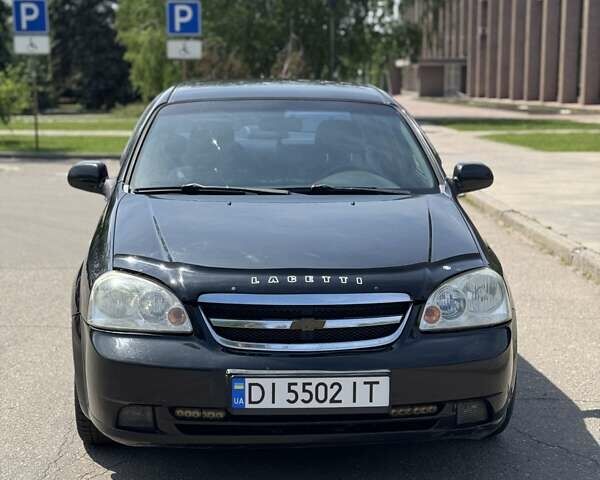 Черный Шевроле Лачетти, объемом двигателя 1.8 л и пробегом 194 тыс. км за 3700 $, фото 5 на Automoto.ua