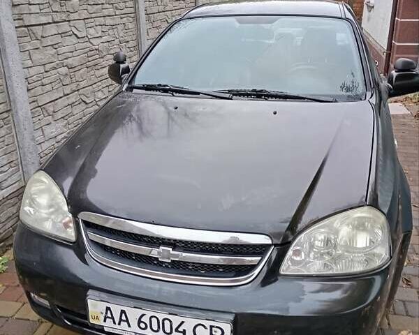 Черный Шевроле Лачетти, объемом двигателя 1.8 л и пробегом 282 тыс. км за 3500 $, фото 6 на Automoto.ua