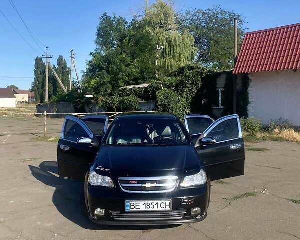 Черный Шевроле Лачетти, объемом двигателя 1.6 л и пробегом 156 тыс. км за 6100 $, фото 2 на Automoto.ua