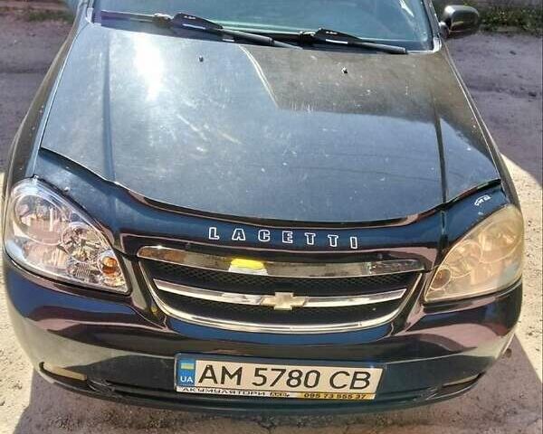 Черный Шевроле Лачетти, объемом двигателя 1.8 л и пробегом 290 тыс. км за 3700 $, фото 5 на Automoto.ua