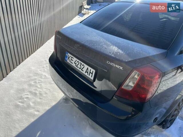 Черный Шевроле Лачетти, объемом двигателя 1.8 л и пробегом 168 тыс. км за 3450 $, фото 2 на Automoto.ua