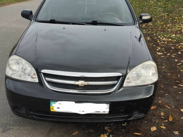 Черный Шевроле Лачетти, объемом двигателя 1.6 л и пробегом 190 тыс. км за 3700 $, фото 2 на Automoto.ua