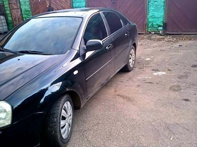 Черный Шевроле Лачетти, объемом двигателя 1.8 л и пробегом 243 тыс. км за 3500 $, фото 1 на Automoto.ua