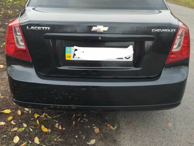 Черный Шевроле Лачетти, объемом двигателя 1.6 л и пробегом 190 тыс. км за 3700 $, фото 3 на Automoto.ua