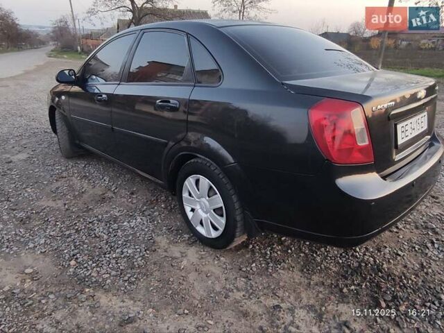 Черный Шевроле Лачетти, объемом двигателя 1.8 л и пробегом 244 тыс. км за 4200 $, фото 12 на Automoto.ua