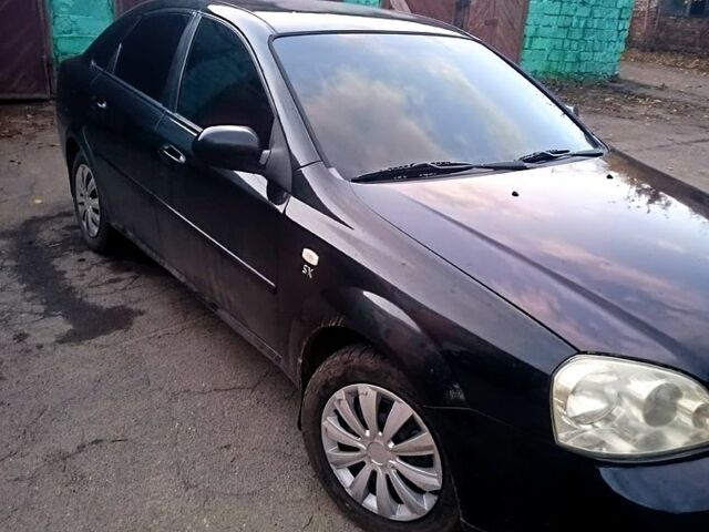 Черный Шевроле Лачетти, объемом двигателя 1.8 л и пробегом 243 тыс. км за 3500 $, фото 2 на Automoto.ua