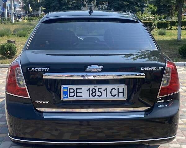 Черный Шевроле Лачетти, объемом двигателя 1.6 л и пробегом 156 тыс. км за 6100 $, фото 5 на Automoto.ua